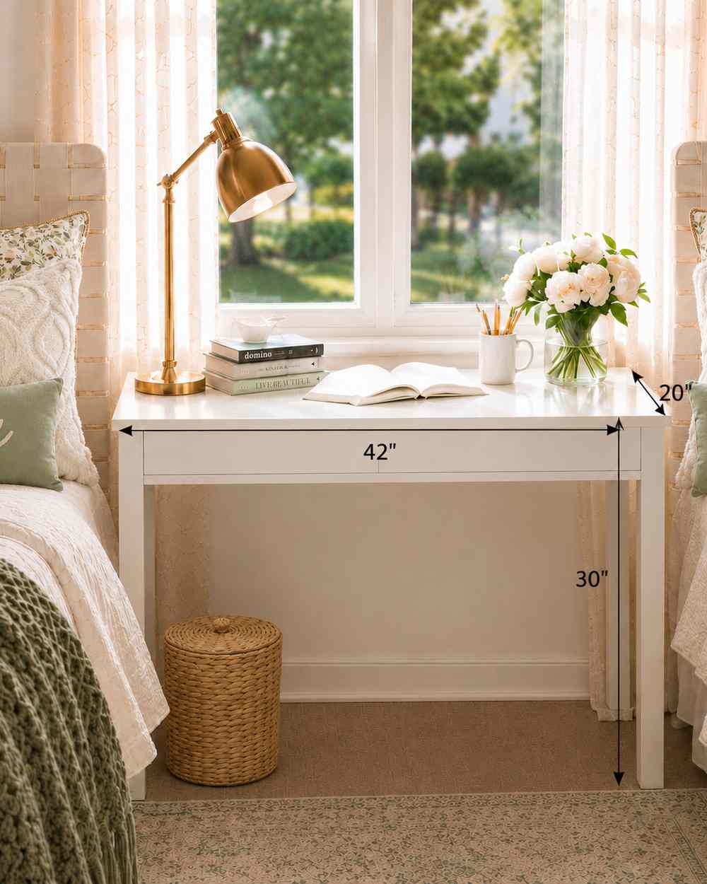 Measure the desk opening