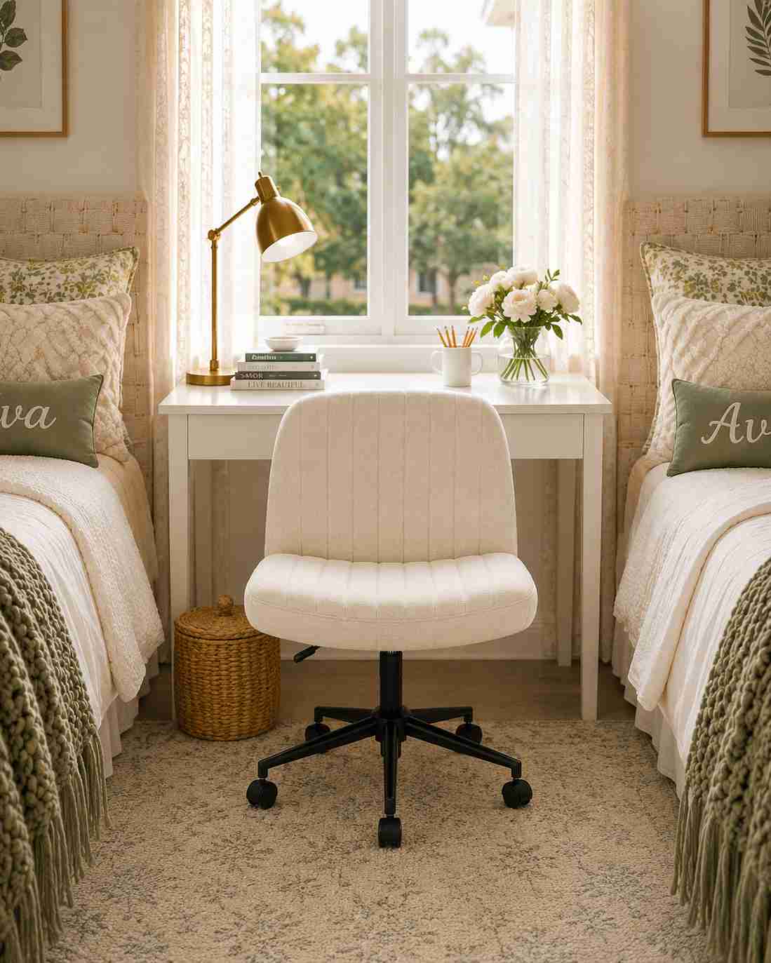 Armless chairs save space