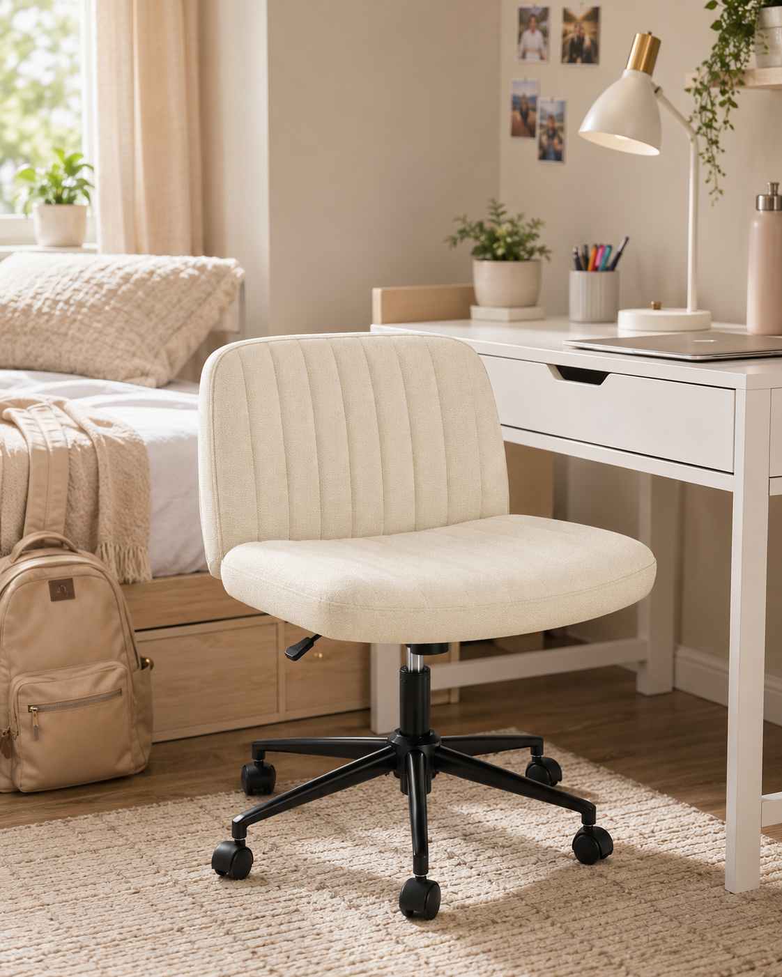 OLIXIS Criss Cross Chair with Wheels