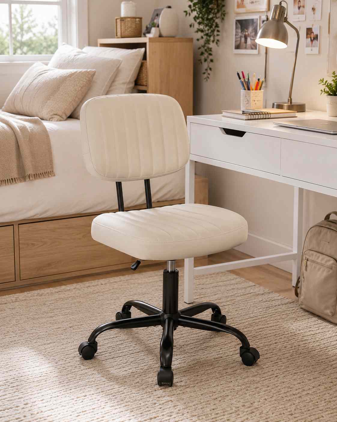 Sweetcrispy Small Office Desk Chair