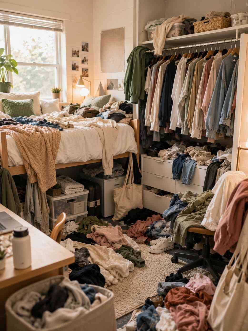 Too many clothes