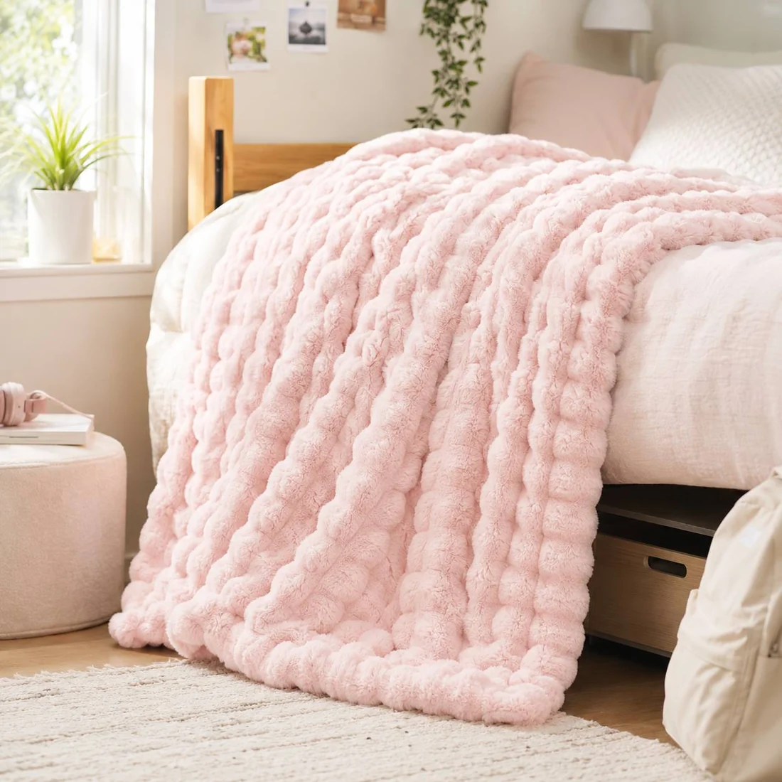 Pink Throw