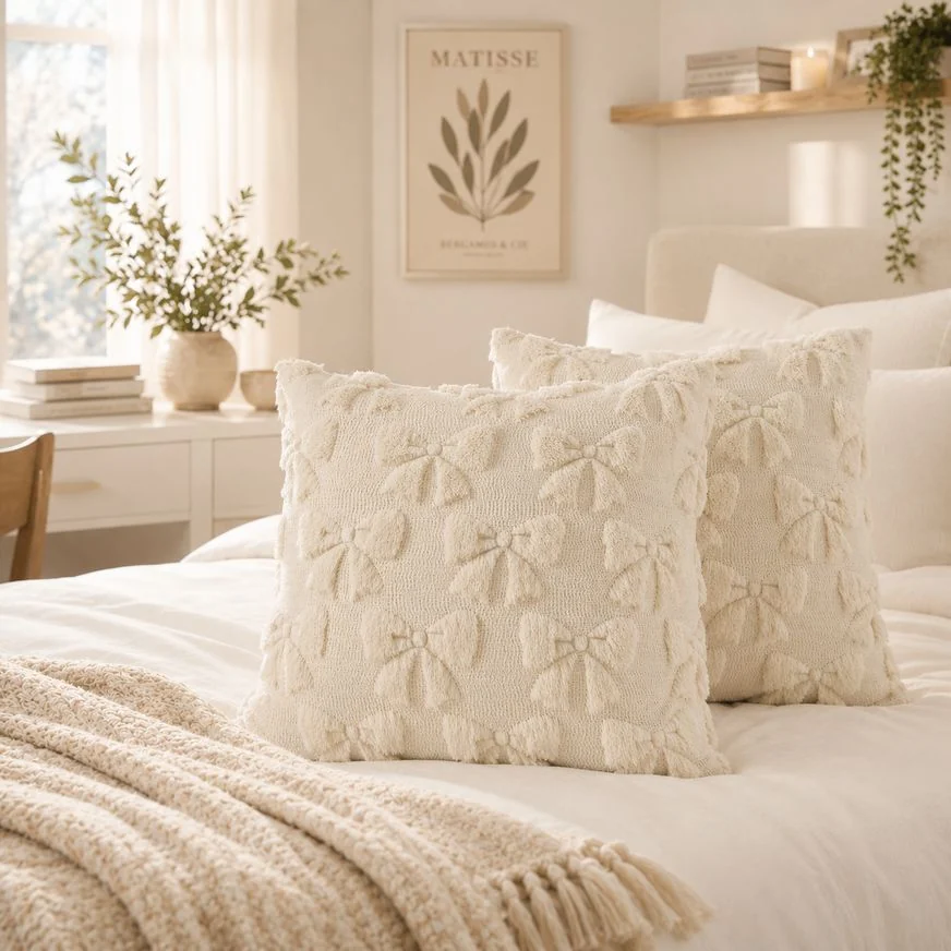 Bow Pillow Covers