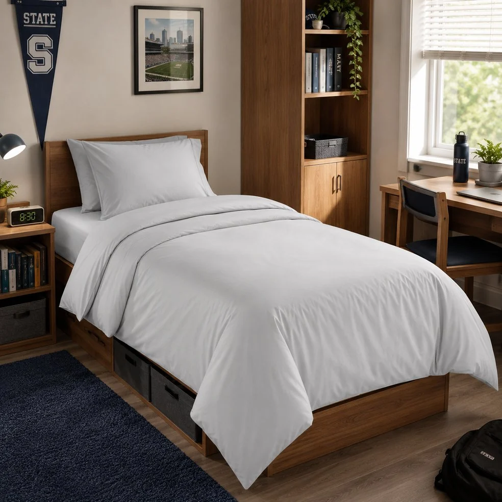 Silver Comforter Cover