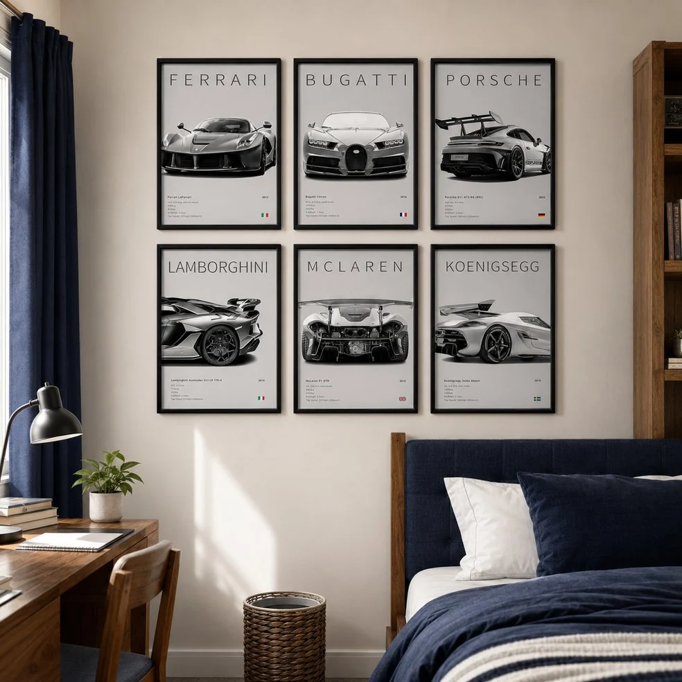 Supercar Canvas Artwork