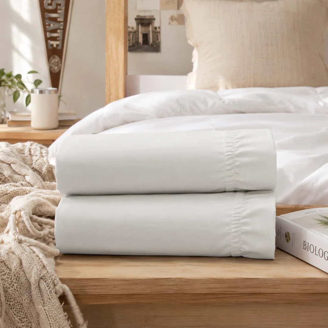 White Fitted Sheet