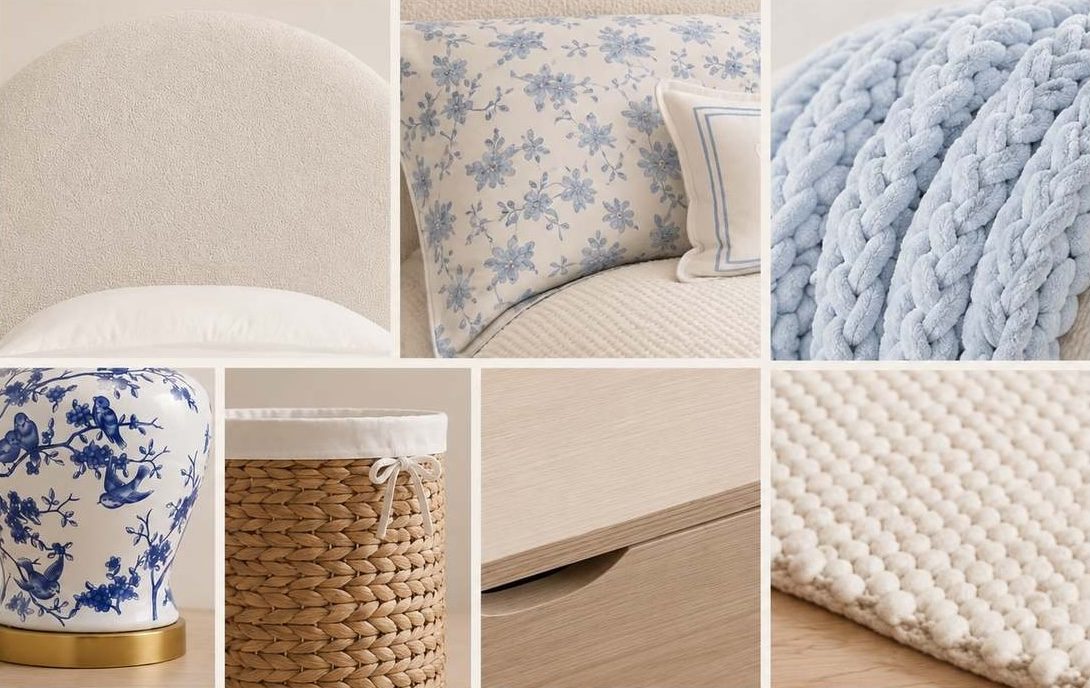 Dorm room style guides by color palette and aesthetic